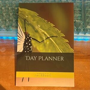 Butterfly Themed Soft Cover Day Planner Notebook Journal